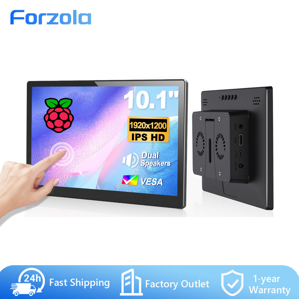Portable Touchscreen Monitor For Laptop - FORZOLA 8インチ 10.1インチ Raspberry Pi タッチスクリーン