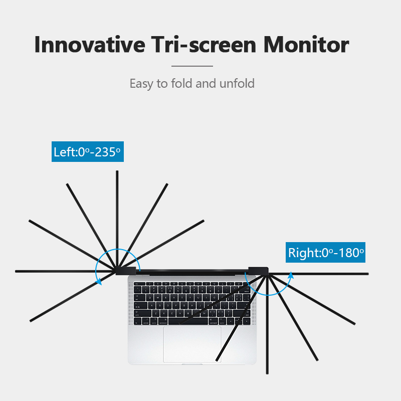 ノートパソコン用拡張スクリーン 1920*1080 14イン - Dual Screen Portable Monitor Extender のレビューと価格