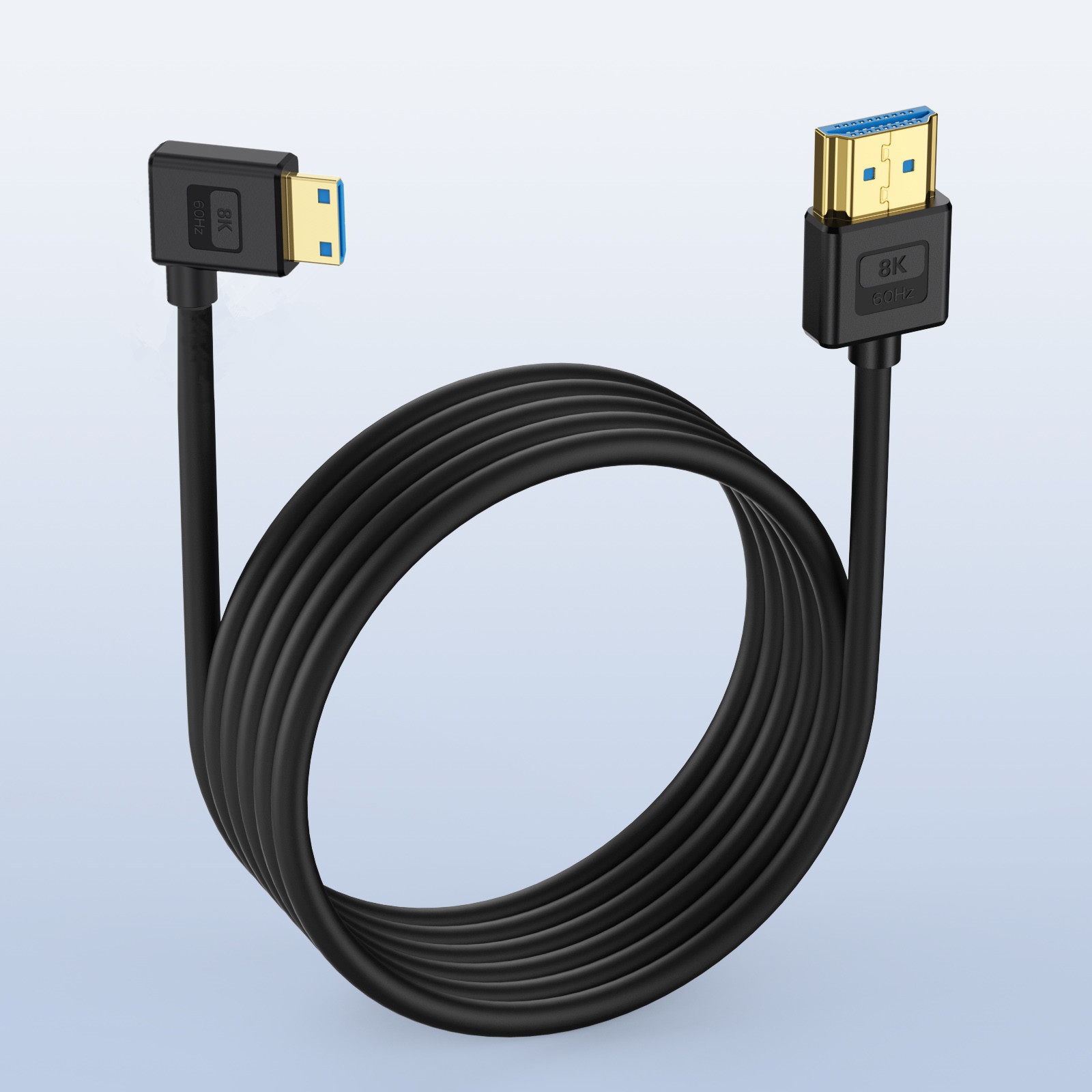 超高速シリコンケーブル,細いコード,超薄型,ミニHDMIから - Mini Hdmi To Hdmi Cable Ultra Slim のレビューと価格