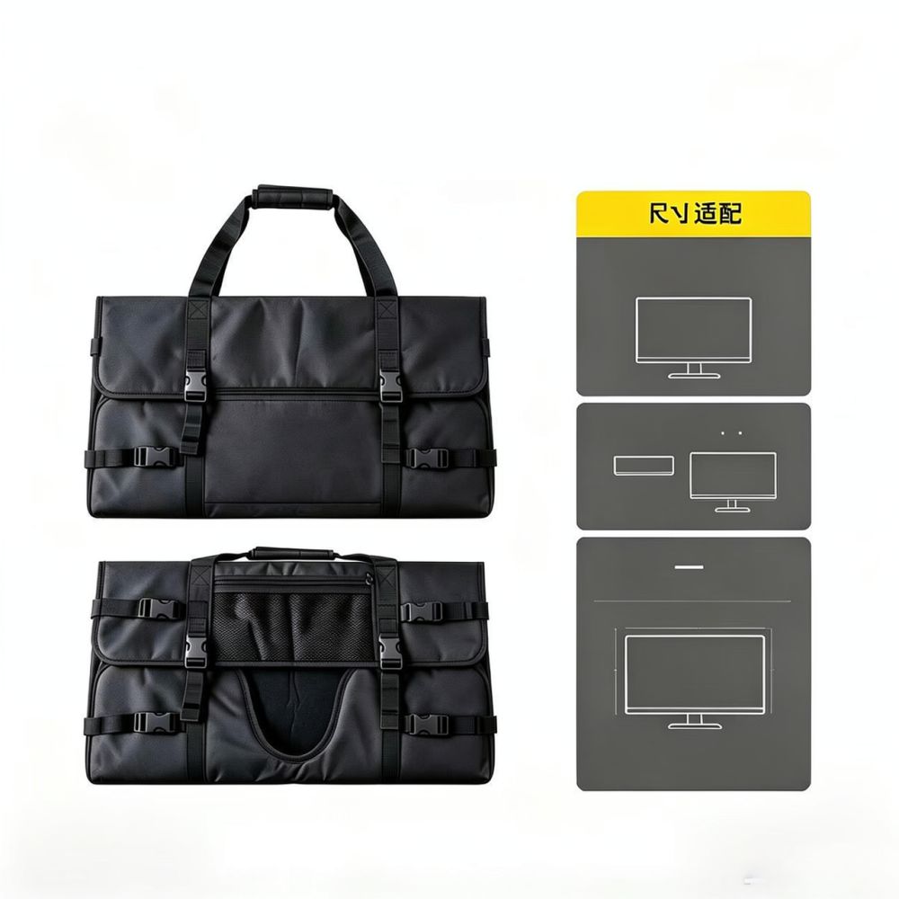 24インチ、34インチのデスクトップPCモニター用保護ケース - Portable Monitor Carry Sleeve Bag のレビューと価格