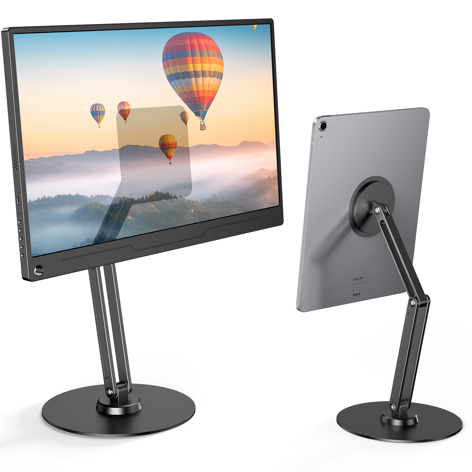 UPERFECT メタル製磁石式VESA 2-in-1スタン - Portable Monitor Mount Arm Vesa 75 のレビューと価格