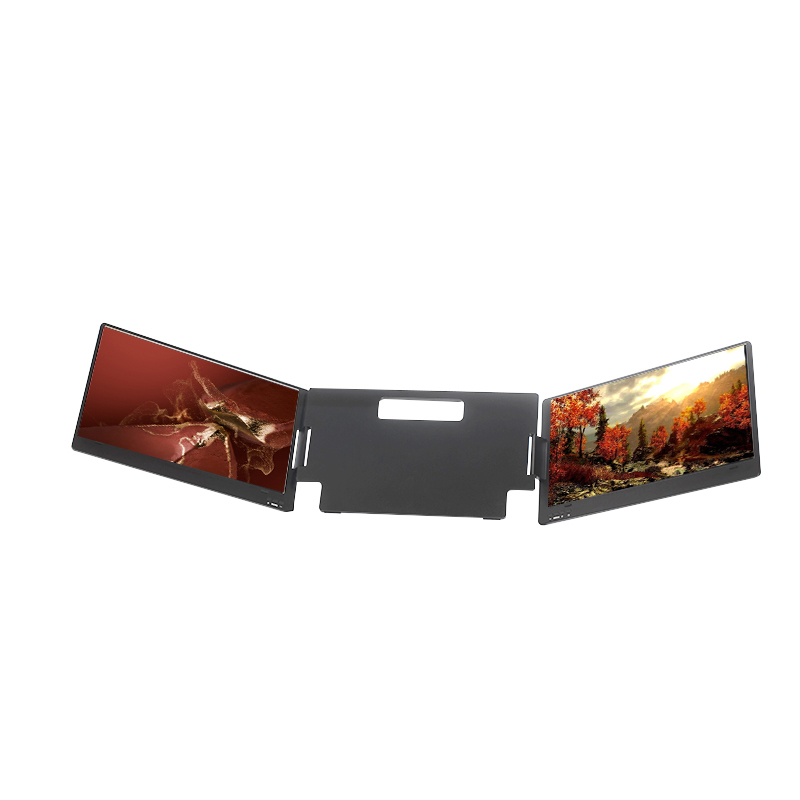 ノートパソコン用ポータブルトリプルモニター - 15.6イン - Triple Screen Laptop Monitor Foldable のレビューと価格