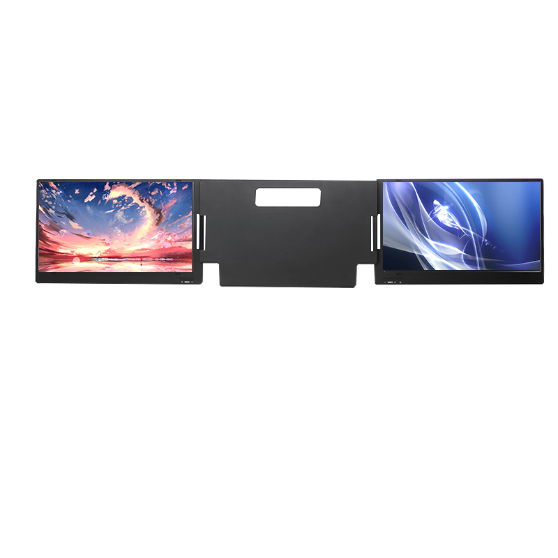 ノートパソコン用ポータブルトリプルモニター - 15.6イン - Triple Screen Laptop Monitor Foldable のレビューと価格