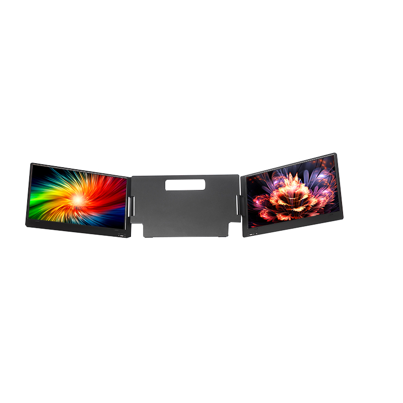 ノートパソコン用ポータブルトリプルモニター - 15.6イン - Triple Screen Laptop Monitor Foldable のレビューと価格