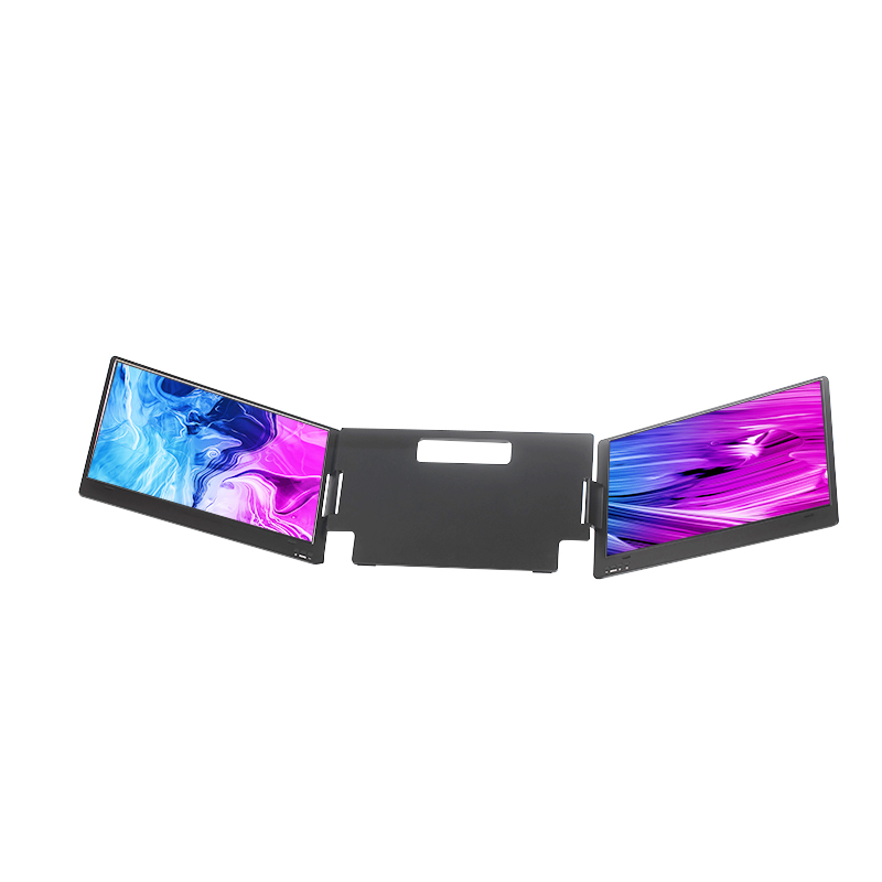 ノートパソコン用ポータブルトリプルモニター - 15.6イン - Triple Screen Laptop Monitor Foldable のレビューと価格