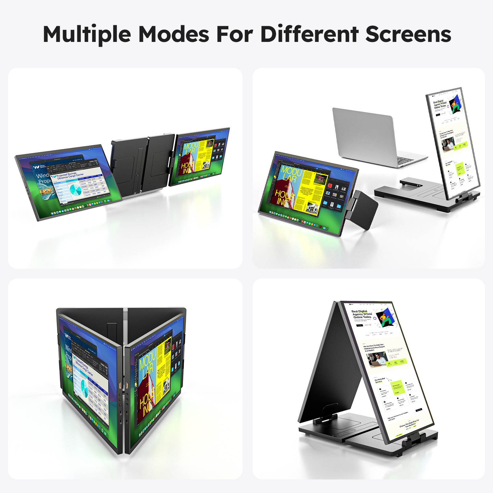 15.6インチ トリプルスクリーンエクステンダー ノートパソ - Dual Screen Portable Monitor Extender のレビューと価格