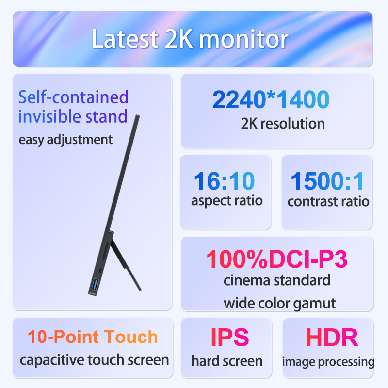 VCHANCE 14インチ 2K タッチスクリーン ポータブ - Portable Touchscreen Monitor For Laptop のレビューと価格