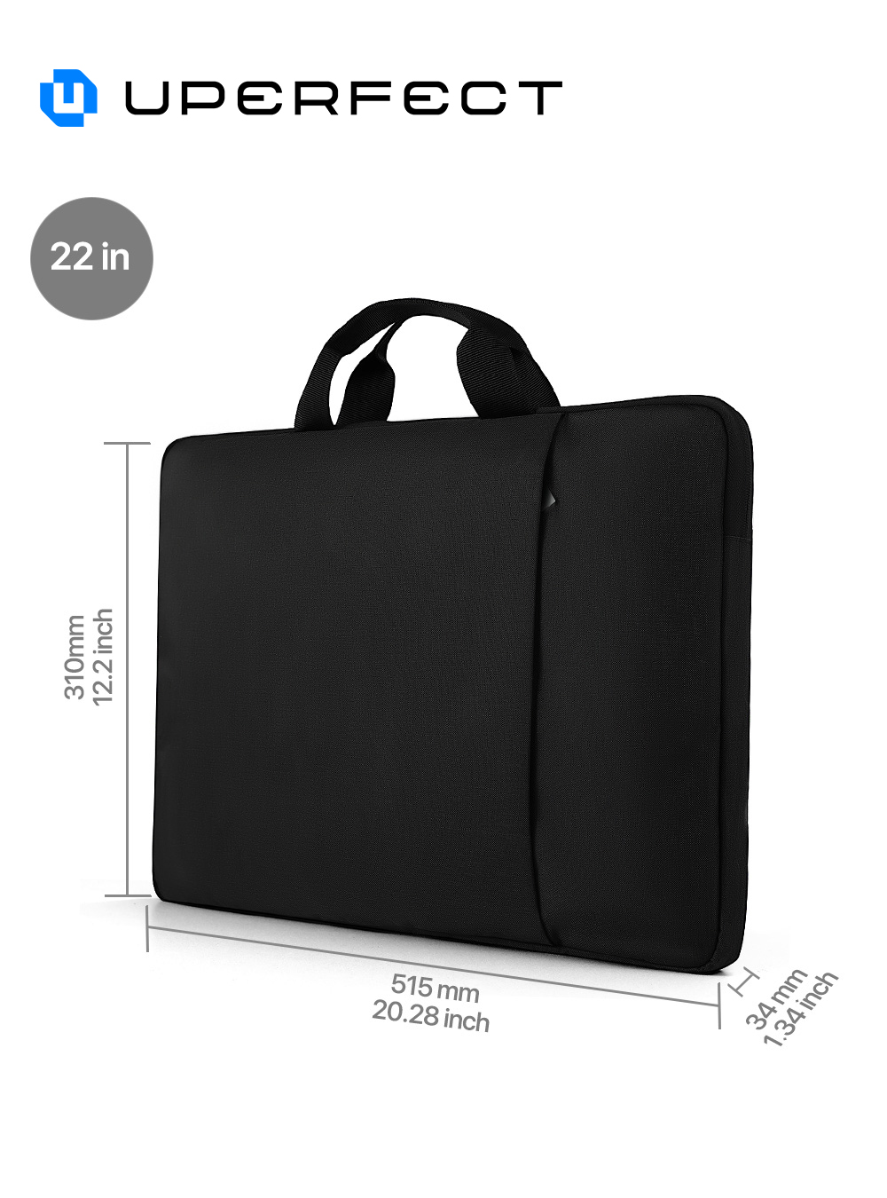 UPERFECT 22インチノートパソコンスリーブ保護キャリ - Portable Monitor Carry Sleeve Bag のレビューと価格