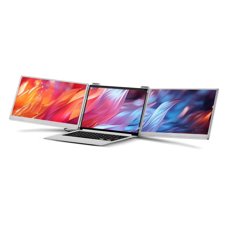 NEW Abeloe 15.6インチ ポータブルモニター ト - Triple Screen Laptop Monitor Foldable のレビューと価格