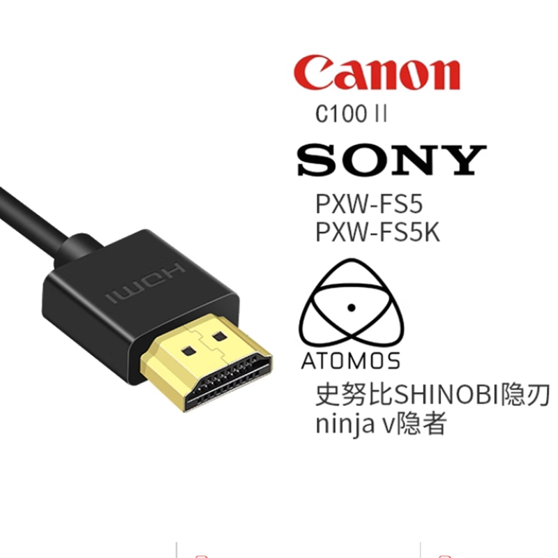 マイクロ ミニ HDMI 互換 - HDMI 互換ワイヤー  - Mini Hdmi To Hdmi Cable Ultra Slim のレビューと価格