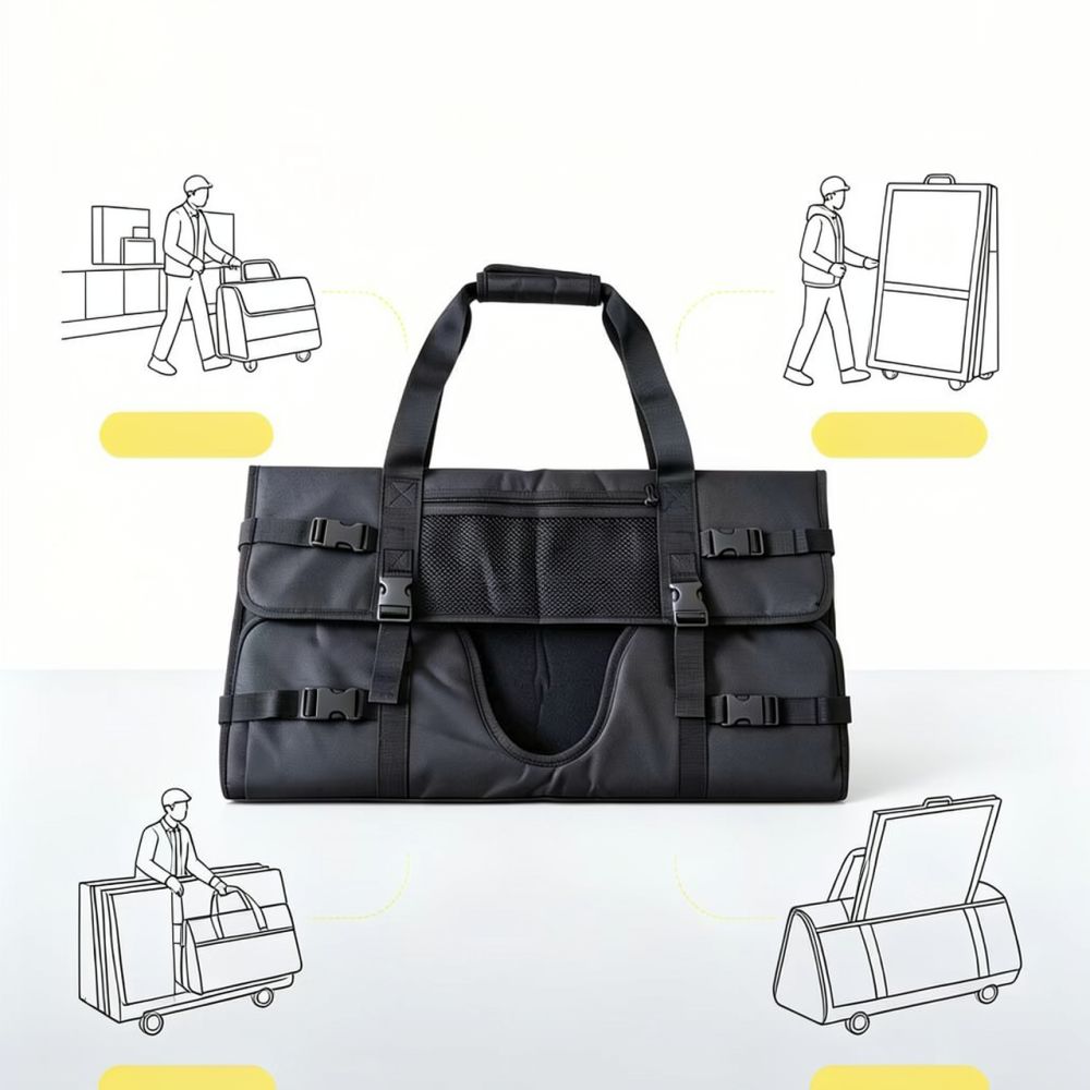 大型モニター用キャリングケース。24インチ、34インチのPC - Portable Monitor Carry Sleeve Bag のレビューと価格