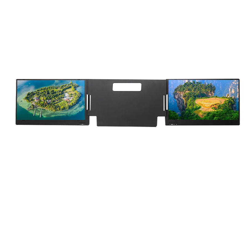 15.6インチ ノートパソコン用スクリーンエクステンダー ト - Triple Screen Laptop Monitor Foldable のレビューと価格