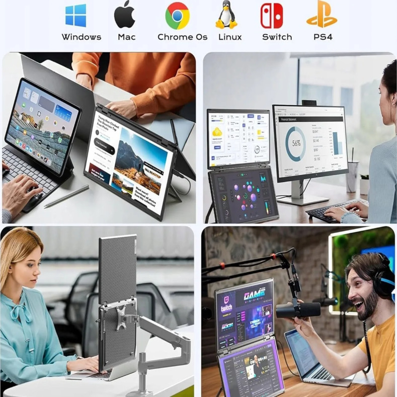 新製品 15.6インチ M4 ポータブルモニター トリプルF - Portable Monitor 15.6 Inch 1080P Type C のレビューと価格