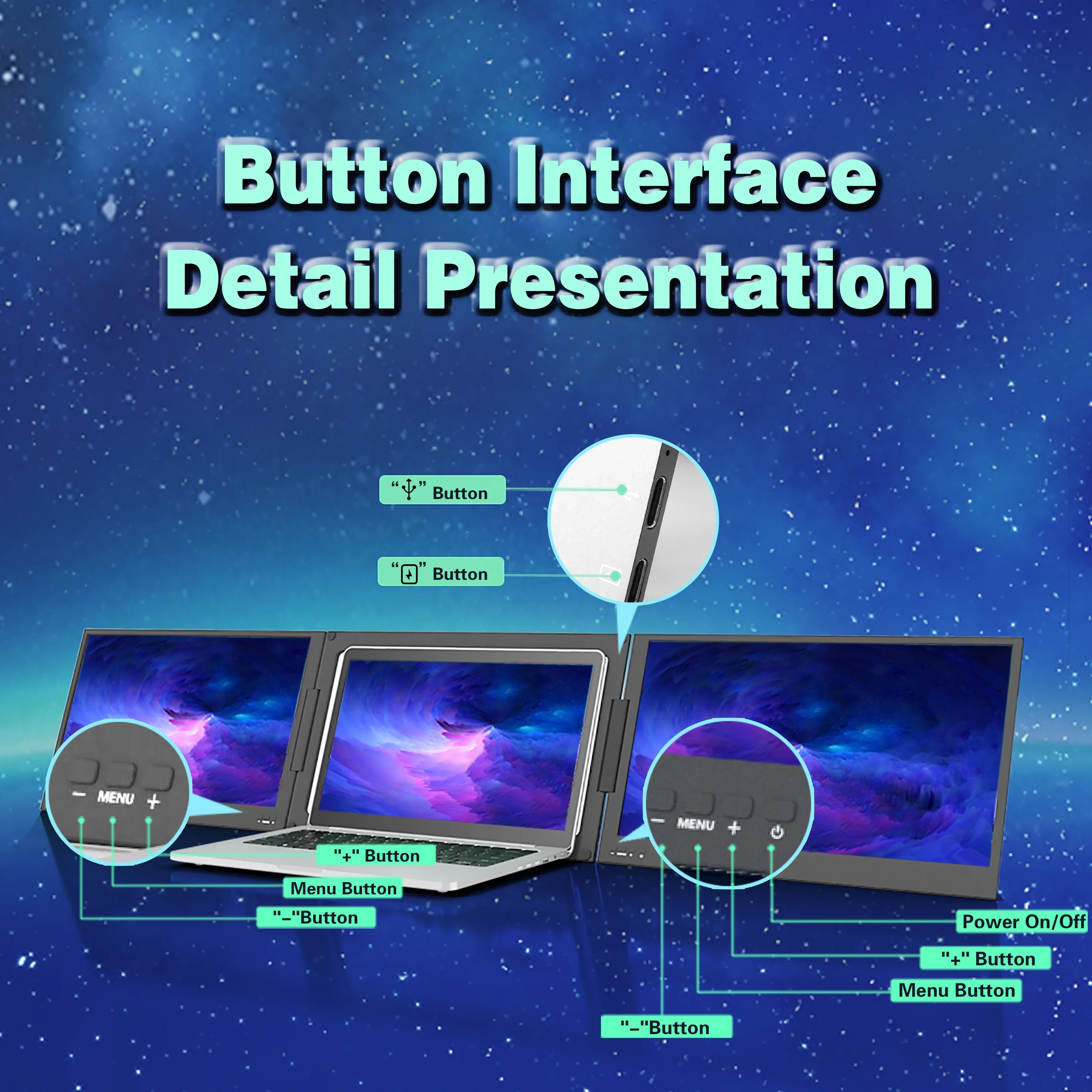 ポータブルノートパソコンスクリーンエクステンダー、ノートパソ - Dual Screen Portable Monitor Extender のレビューと価格
