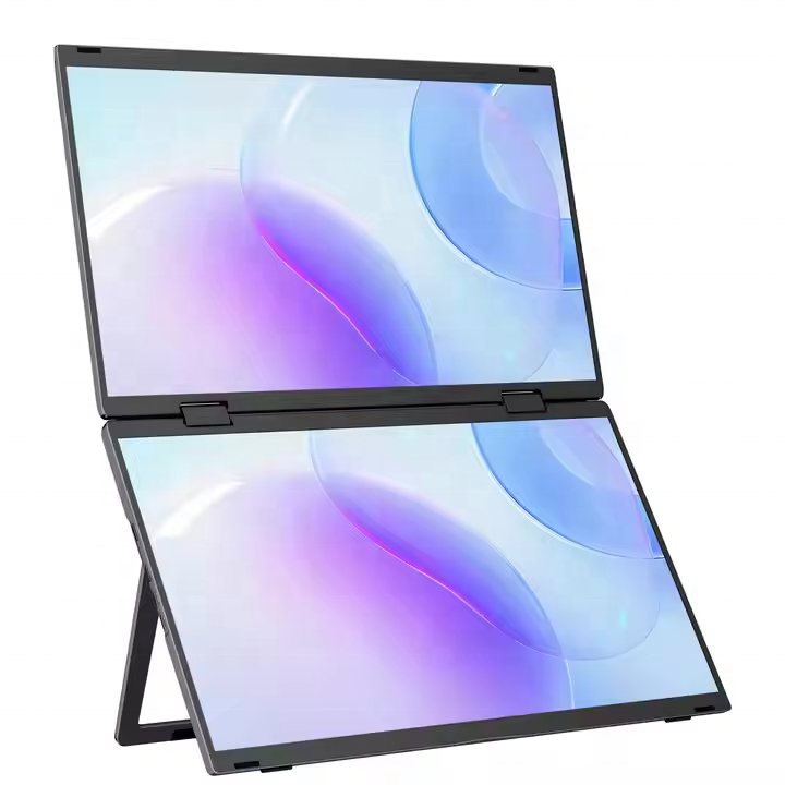 7日間配送 18.5インチLCDデュアルトリプルIPSスクリ - Triple Screen Laptop Monitor Foldable のレビューと価格