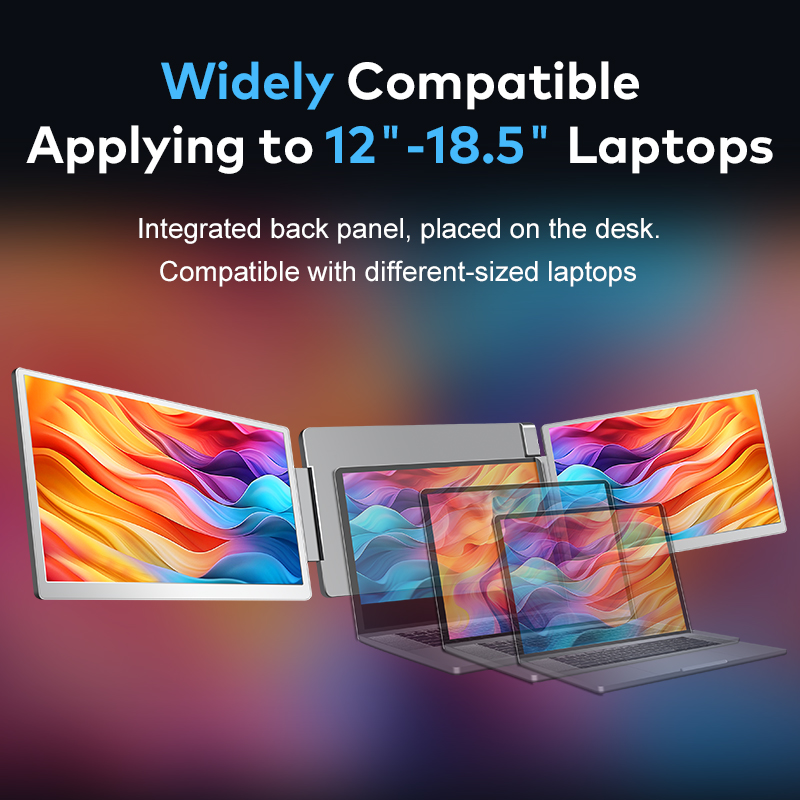 工場卸売 15.6インチ ポータブルモニター デュアル192 - Dual Screen Portable Monitor Extender のレビューと価格