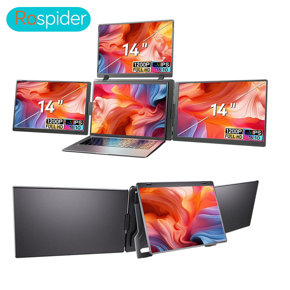 Rospider 14～18.5インチ トリプルスクリーンエ - Triple Screen Laptop Monitor Foldable のレビューと価格