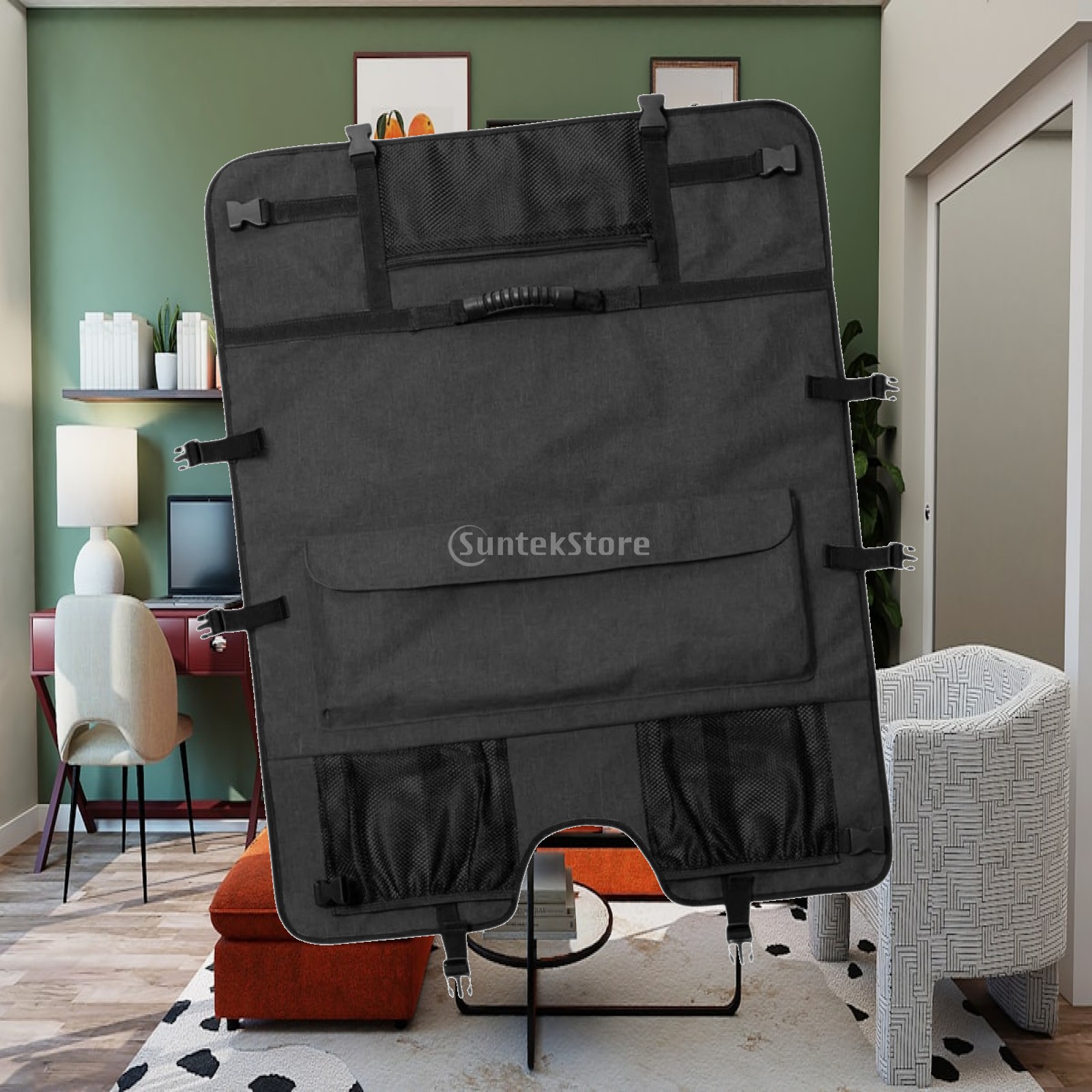 27インチモニター用キャリングケース メッシュポケット付きプ - Portable Monitor Carry Sleeve Bag のレビューと価格